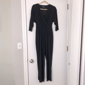 Lightly used black express jumpsuit sz sm